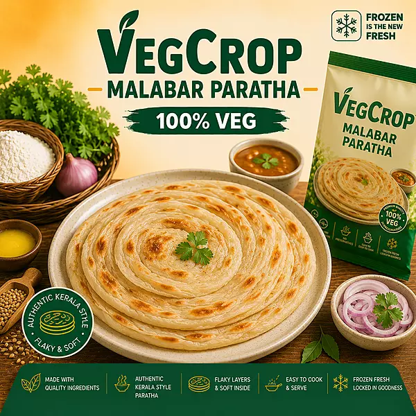 Frozen Malabar Paratha 80g  12 Pieces