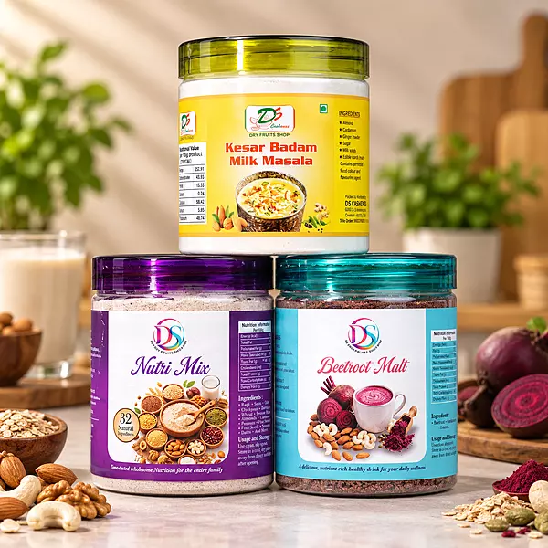 Healthy Drink combo (Each 250g - Sprouted Health mix, ABC Malt & Badam Drink)