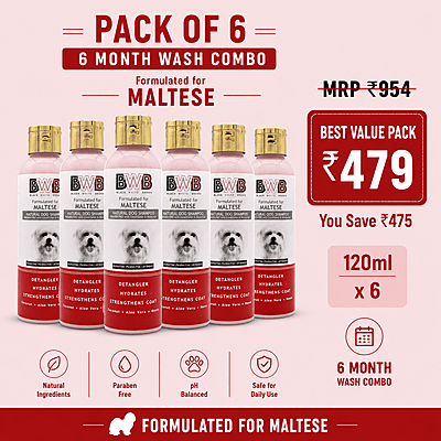 BWB MALTESE SHAMPOO-120ML BWB MALTESE SHAMPOO-120ML