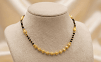 18 kt Gold Golden Symphony Beaded Mangalsutra