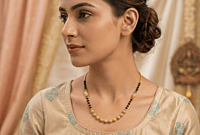 18 kt Gold Golden Symphony Beaded Mangalsutra
