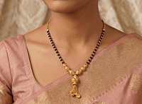 18 kt Gold Cascade Tassel Mangalsutra