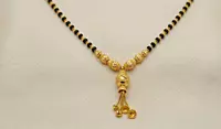 18 kt Gold Cascade Tassel Mangalsutra
