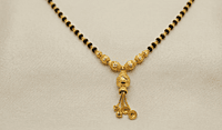 18 kt Gold Cascade Tassel Mangalsutra