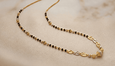 18 kt Gold Radiance Geometric Mangalsutra
