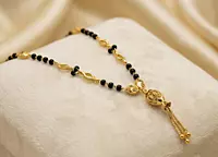 18 kt Gold Gilded Grace Tassel Mangalsutra