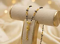 18 kt Gold Gilded Grace Tassel Mangalsutra