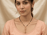 18 kt Gold Gilded Grace Tassel Mangalsutra