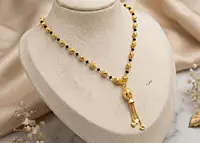 18 kt Gold Heartfelt Heritage Tassel Mangalsutra