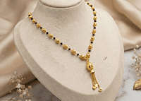 18 kt Gold Heartfelt Heritage Tassel Mangalsutra