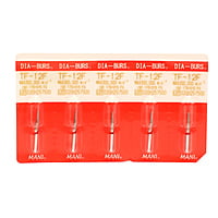 Mani Diamond Airotor Bur TF Series – Taper Flat End Diamond Burs Pack of 5