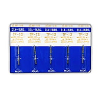 Mani Diamond Airotor Bur TF Series – Taper Flat End Diamond Burs Pack of 5