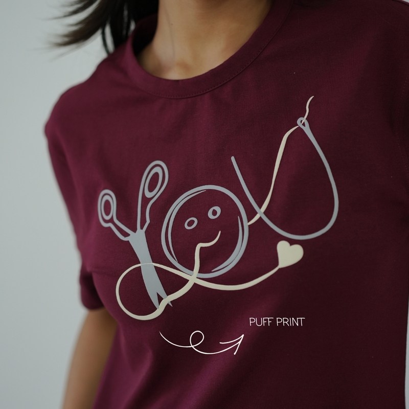 STAY IN- Maroon Tee