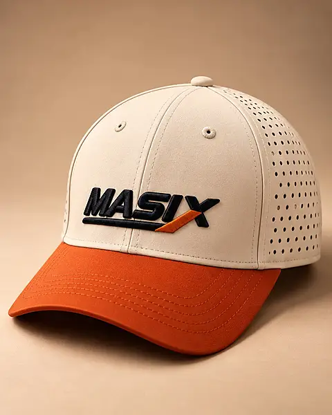HARRY MASIX Premium Sports Cap Stylish Cream & Maroon Casual Cap