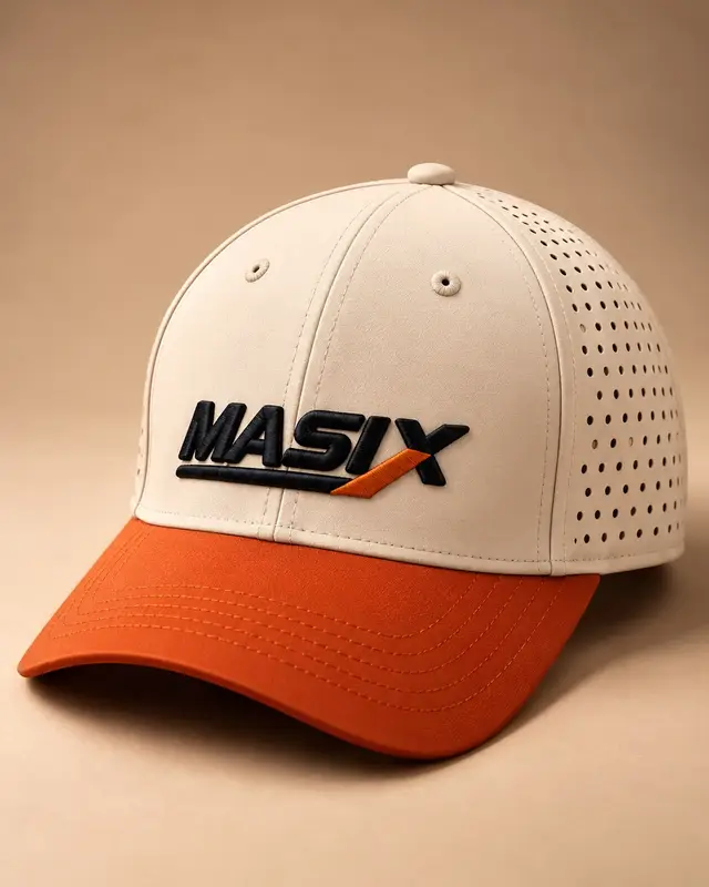 HARRY MASIX Premium Sports Cap Stylish Cream & Maroon Casual Cap