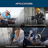 5-piece Masonry Drill Bit Set, For Professionals, Two-Cutter Tip, 2-flute U-shape, Impact Drill Compatibility, 5 Masonry Bits of 4mm, 5mm, 6mm, 8mm,and 10mm