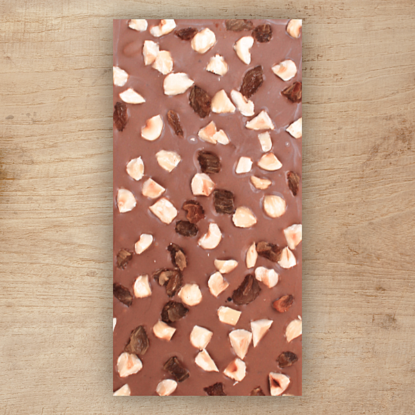 Milk Hazelnut Raisins