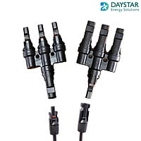 MC4 Branch 3 in 1 T3 Connector with Solar MC4 Connector (1+1 Pair)