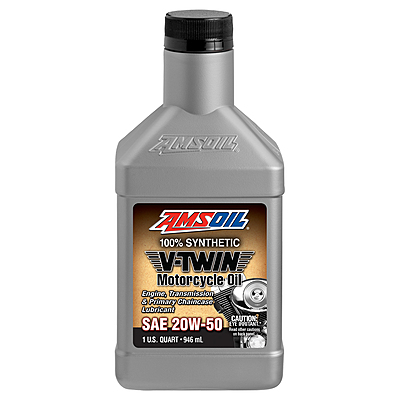 AMSOIL 20W-50 100% Synthetic V-Twin Motorcycle Oil AMSOIL 20W-50 100% Synthetic V-Twin Motorcycle Oil