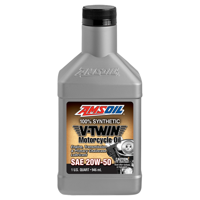 AMSOIL 20W-50 100% Synthetic V-Twin Motorcycle Oil AMSOIL 20W-50 100% Synthetic V-Twin Motorcycle Oil