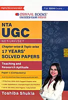 Oswaal NTA UGC NET / JRF / SET Paper 1| 17 Years’ Chapter-Wise & Topic-Wise Solved Papers (2009 - 2025 June) |Teaching & Research Aptitude (Compulsory) |For 2026 Exam-(New)