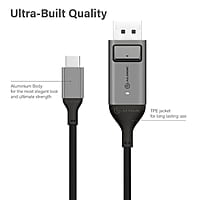 ALOGIC 1m Ultra USB-C (Male) to DP (Male) Cable - 4K @60Hz | ULCDP01-SGR
