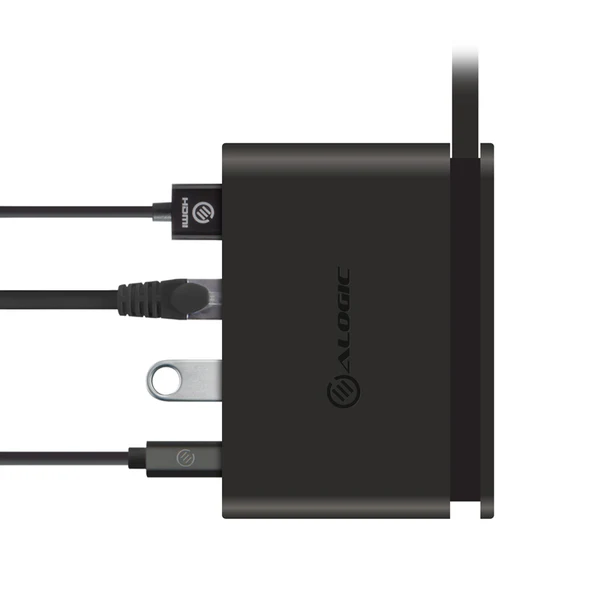 ALOGIC USB-C Travel Dock Essential/USB-C to HDMI USB 3.0 + Gigabit Ethernet (UCTDHDES)