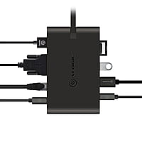 ALOGIC USB-C Travel Dock Pro/USB-C to HDMI 1.4 4K@30Hz + 1 x VGA + 2 x USB 3.0 + 1 x USB-C (Data) Giagbit Ethernet + SD + Micro SD Card Slot + USB-C With PD 100W | UCTDPRO1