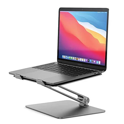 Elite Adjustable Laptop Riser โ Space Grey | AALNBS-SGR Elite Adjustable Laptop Riser โ Space Grey | AALNBS-SGR
