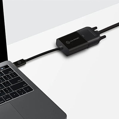 ALOGIC 15cm USB-C to VGA Adapter-Black | UCVGA-ADP ALOGIC 15cm USB-C to VGA Adapter-Black | UCVGA-ADP