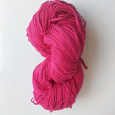 Cotton Yarn 4 Ply Medium Pink