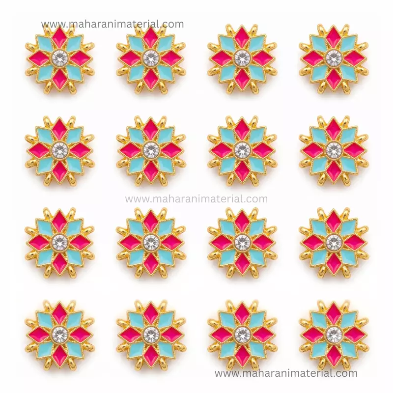 Star Hook Kundan Mix