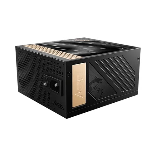 MSI MEG Ai1300P PCIe5 1300W Platinum ATX 3.1 Fully Modular PSU – 80 Plus Platinum