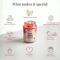 Iced Berry Latte Candle