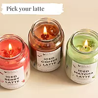 Iced Coffee Latte Candle
