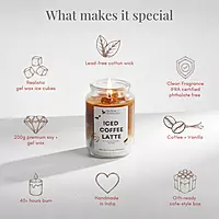 Iced Coffee Latte Candle