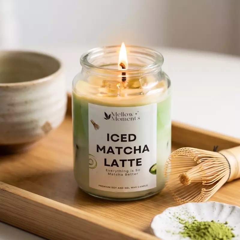 Iced Matcha Latte Candle