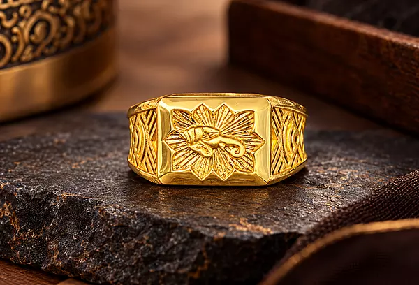 18 kt Gold Majestic Radiance Ring