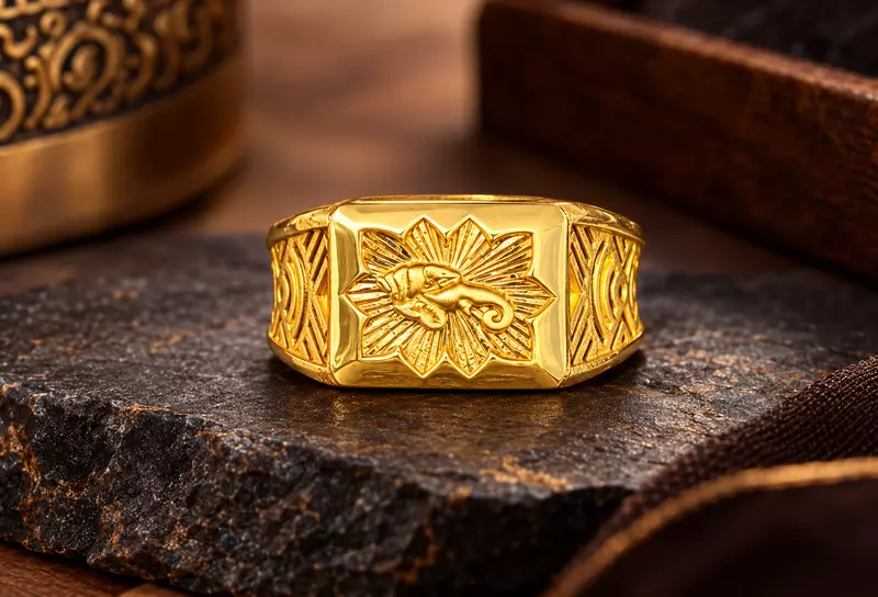 18 kt Gold Majestic Radiance Ring