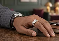 925 Sterling Silver Elite Quad-Column Band