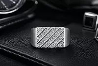 925 Sterling Silver Sovereign Signet Band