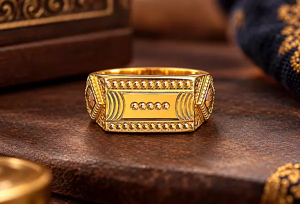 18 kt Gold Master Matrix Ring