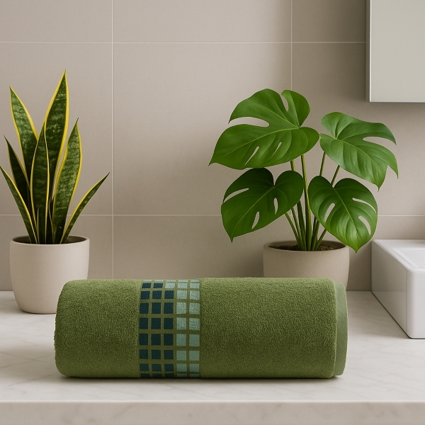 Cotton Towel Olive