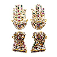 God Ornament Gold Plated God,Goddess Hand & Leg