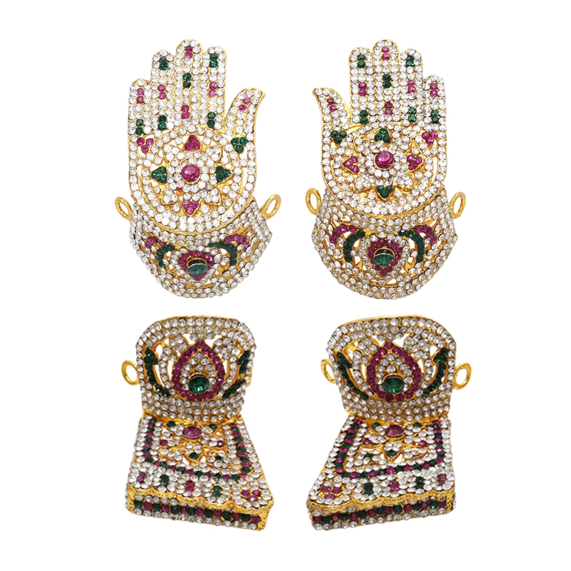 God Ornament Gold Plated God,Goddess Hand & Leg