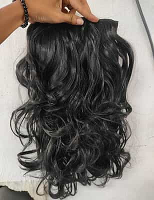 Medium length wavy (messy braid) hair extention