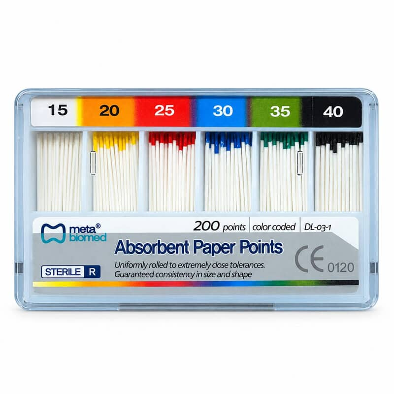 Meta Absorbent Paper Points 2% Endodontic Paper Points