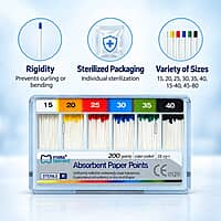 Meta Absorbent Paper Points 2% Endodontic Paper Points