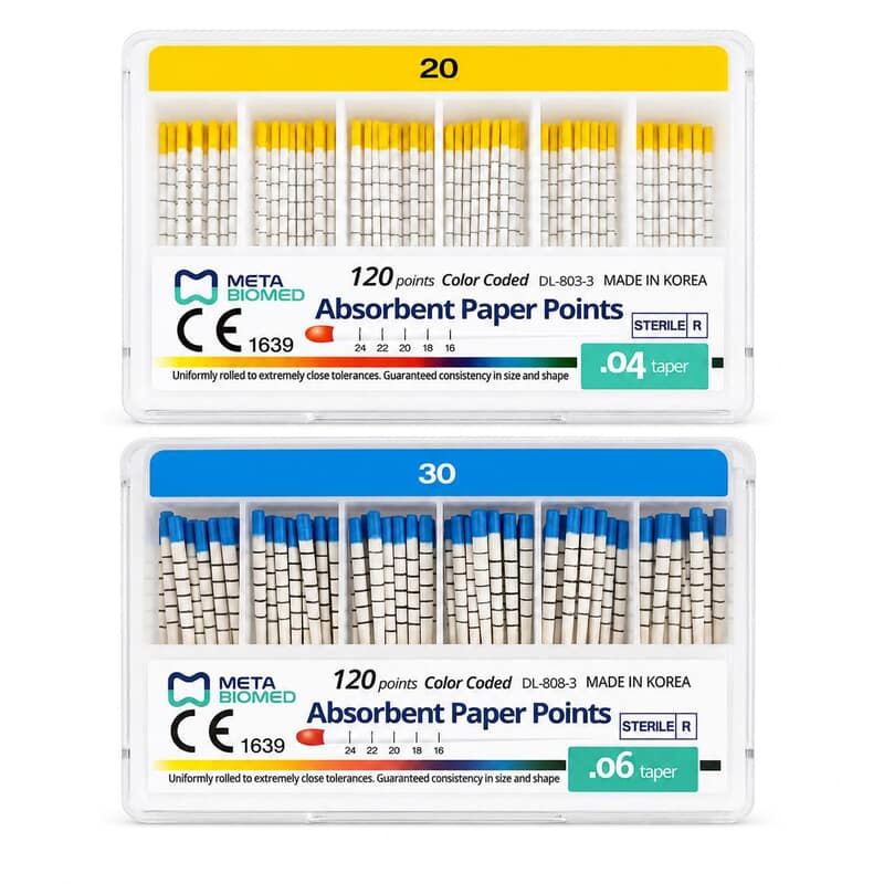 Meta Paper Points Special Tapered Endodontic Paper Points