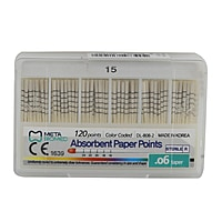 Meta Absorbent Paper Points 6% Endodontic Paper Points